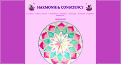 Desktop Screenshot of harmonie-et-conscience.com