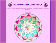 Tablet Screenshot of harmonie-et-conscience.com